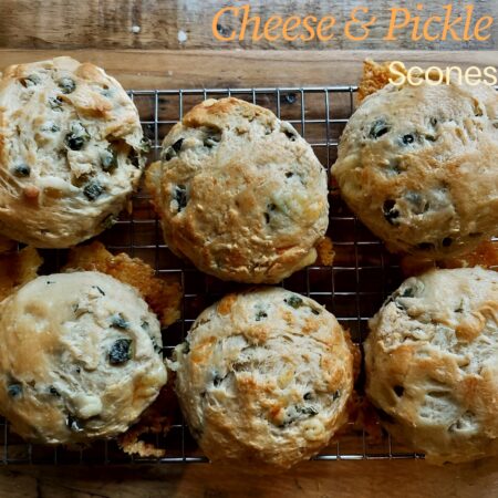 Cheese & Pickle Scones